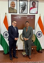 Rencontre avec S.E.M. Madan LAL-RAIGAR, Ambassadeur Extraordinaire et Plénipotentiaire de la République de l’Inde en République du Congo  