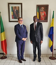 Rencontre avec S.E.M. René MAKONGO, Ambassadeur de la République Gabonaise en République du Congo, Doyen du corps diplomatique