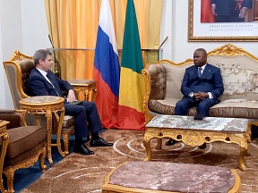 Rencontre avec SEM Pierre NGOLO, Président du Sénat de la République du Congo