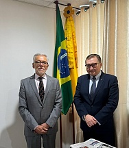 Rencontre avec S.E.M. Renato Soares MENEZES, Ambassadeur de la République Fédérative du Brésil en République du Congo